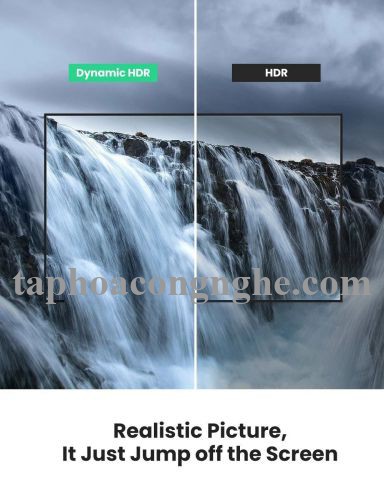 Ugreen 80404 3M 2.1 8K 60Hz 48Gbps 4k 120 hz màu đen Cáp HDMI 2.1 độ phân giải siêu Cao HD140 30080404